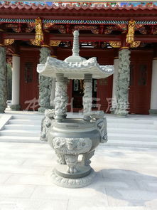 寺庙石雕工艺品之石材香炉石鼎的意义
