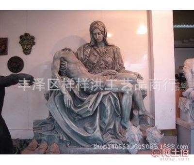 【洪玻璃钢树脂户外园林雕塑石雕工厂大摆件基督教堂文化用品哀悼基督】丰泽区样样洪工艺品厂 - 产品库