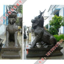 园林雕塑麒麟铸铜雕塑工艺品