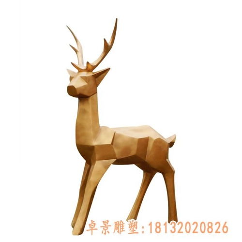 广场驯鹿铜雕塑工艺品的艺术与制造——保定紫铜鹿雕塑厂的专业之路